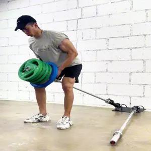 등운동 티바 꽂이 로우 전용 고정 손잡이 바벨 헬스장 역기 받침대 바