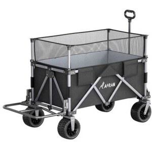 600L대형캠핑웨건 폴딩카트 광폭 대형캠핑웨건 아웃도어 캐리어