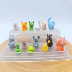 미니 애니멀 피규어 14종 세트 자동차 대시보드 장식 책상 꾸미기 동물 모형