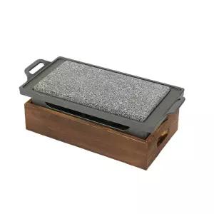 미니 돌판 화로 그릴 대리석 불판 스테이크 직사각형