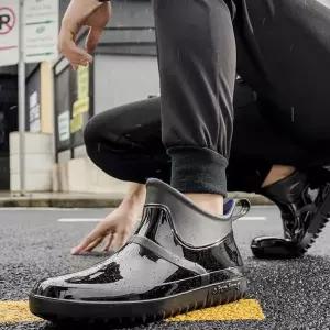 [JHP1014R_51ID]남자 여름장화 패션장화 유광 작업화 (29023646A)