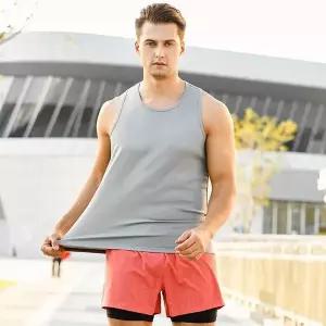 [골드스마일]남성 여름 운동 나시 민소미 헬스복 렁닝 짐웨어 남자헬스나시