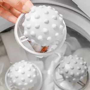 2in1 도깨비 먼지제거 세탁볼 엉킴방지 세탁볼 먼지거름망 엉킴방지볼 먼지제거거름망