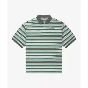 노스페이스 THE NORTH FACE NT7PR03K 화이트라벨 스트라이프 반팔 폴로_MINTNT7PR03K 137482