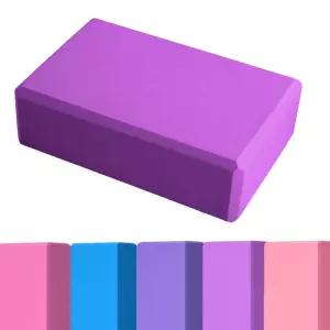 1PC 요가 빌딩 블록 큐브 보강 매트 스포츠 필라테스 벽돌 운동 홈 장비 피트니스 Eva YJZ01