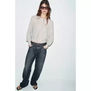 ZARA 자라 더블 브레스트 니트 재킷 - 스톤 121060