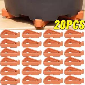 식물 냄비 발 꽃 지원 보이지 않는 삼각형 홀더 장식 스탠드 야외 동상 화분 피트 분재