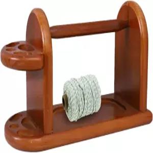 판타지데이 레이스 나무 코바늘 뜨개질 실 홀더 재봉 정리함 및 용품을 위한 보관함