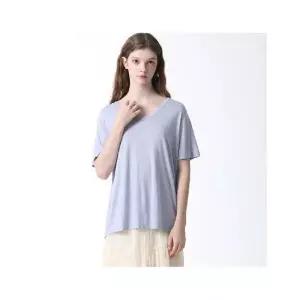 봄신상 [ ( )] 린넨 스쿱넥 반팔 티셔츠 (택가격: 78000원)