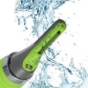 남성 코 헤어 트리머 2in1 얼굴 제모기 - 충전식 방수 휴대용 털 귀 눈썹 턱