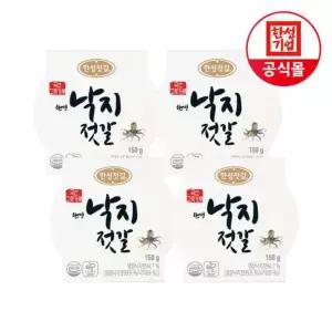 한성기업 한성젓갈 낙지젓갈 150g X 4개