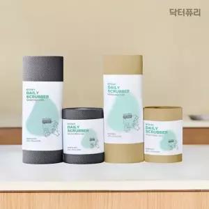 닥터퓨리 도톰한 일회용 수세미 60매 x 4입 대형 (다크그린,딥그레이,베이지)