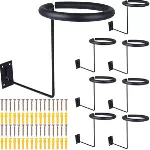 도구형 벽걸이 모터사이클 액세서리 헬멧 홀더 금속 행거 다기능 랙 스펀지 튜브 및 확장 나사 포함