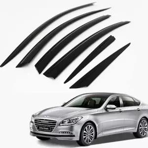 깨지지 않는 블랙 도어 바이져 제네시스DH 6P B078