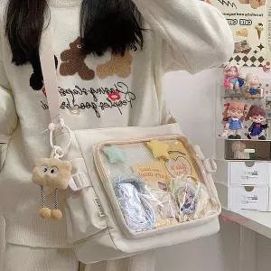 투명가방 방수 직관 덕질 야구 사각 크로스백 콘서트 아이돌 꾸미기cde791