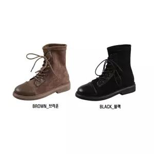 트렌드 워커 여성 앵클 아웃솔 스웨이드 슈즈 부츠 데일리 남자흰색  [mW7C9BAA]