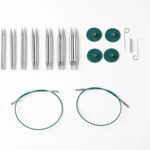 니트 픽 옵션 2-3/4인치 숏 메탈 스테인리스 스틸 교체용 바늘 세트 반사