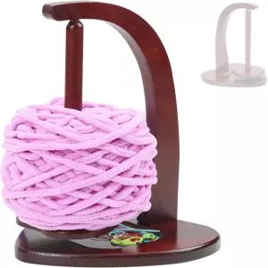 BFAZKXY 코바늘 뜨개질과 자석 실 홀더 뜨개질을 좋아하는 분들을 위한 선물 Love 나무 볼 방적기