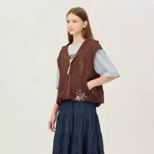 베네통 밑단 스트링 후드 니트집업 BAKV014411237852