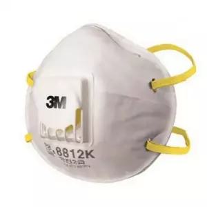 방진마스크 8812K 10매입 방진2급 초정전 필터 헤어밴드 컵형