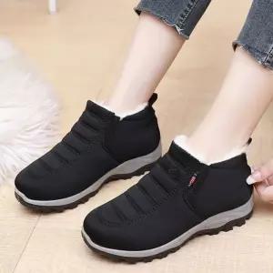 따뜻한 겨울 기모 슬립온 캐주얼 여성 경량 패딩부츠 VxQ7+3RKY