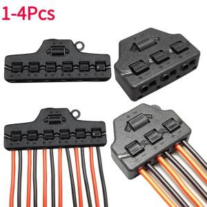 퀵스플리터 3/6 포트 푸시인 고속 와이어 커넥터 LED 조명 터미널 블록용 배전 배선 케이블