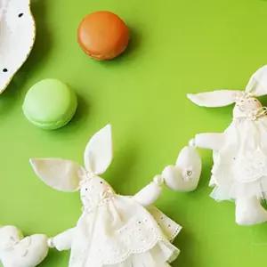 파티플래그 토끼 원더랜드 벽장식인형 뉴 갈란드 가렌더 가랜드  [mWC008A6]