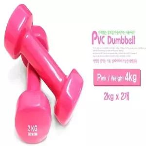 웨이트 미용아령 덤벨 x PVC 4kg 2  [mW519815]