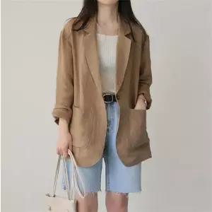 여성무지자켓셔츠 슬림핏니트 데이트의상 니트원피스 겨울원피스 1컬러  [mWB24C1C]