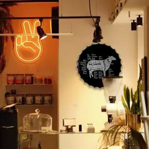 READYPLAN 병뚜껑 액자 벽장식 빈티지 레트로 철제 카우 R.P