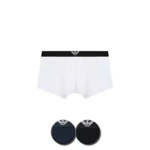 매장정품 EMPORIO ARMANI UNDERWEAR 엠포리오 아르마니 언더웨어 남성 이글 로고 밴딩 피케 드로즈 팬티 (0