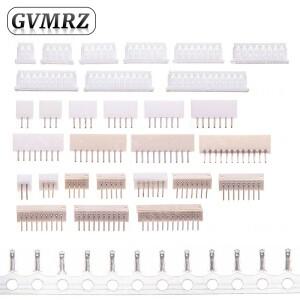 100개 JST XH2.54 ZH1.5 PH2.0 1.25mm 단자 플라스틱 쉘 수컷 플러그 암컷 소켓 와이어 커넥터 2P 3P 4P 5P