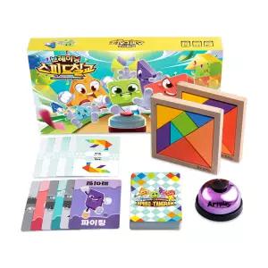 만지작 놀이 도형 스피드칠교 칠교놀이 도안 탱그램 판 입체도형 퍼즐