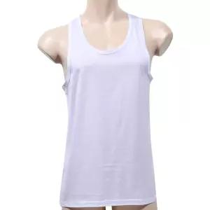 프리미엄 트라이 실켓 수피아 셔츠 백색 민소매 면 메리야스 런닝 [mFII542]