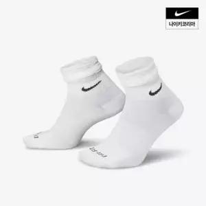 매장정품 NIKE 나이키 에브리데이 여성 트레이닝 앵클 삭스(1켤레) DH5485-100 1354577