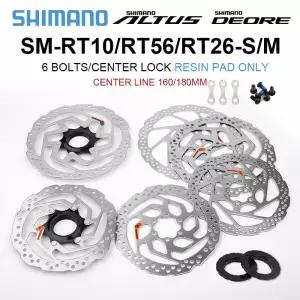 시마노 DEORE SM RT56 브레이크 디스크 6 볼트 산악 자전거 M610 M6000 160MM MTB ROTOS