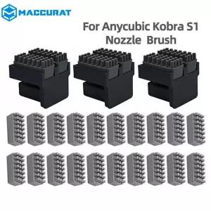 Anycubic Kobra S1 용 노즐 브러시 와이퍼 실리콘 청소 도구 핫베드 장착 스크러버