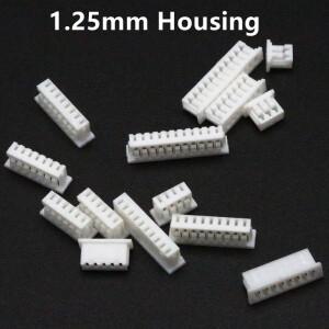 50피스 JST MX 1.25mm 피치 플라스틱 하우징 암 커넥터 2P/3P/4P/5P/6P/7P/8P/9P/10P/11P/12PIN 케이스