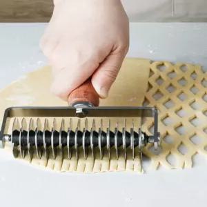 타르트 롤러 격자 다이아몬드모양 페이스트리 반죽 커터