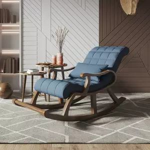 원목흔들의자 쇼파 흔들의자 독서 탈착 라이트 북유럽 카페