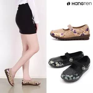 [NS홈쇼핑]행텐 HT-81-1 여성용 플라워 패턴 밴딩 로퍼 푹신한 엄마 신발 효도화..