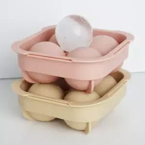 [NS홈쇼핑]실리가든 국산 실리콘 얼음트레이 하이볼 위스키 동그란 원형 얼음틀 2P세트...