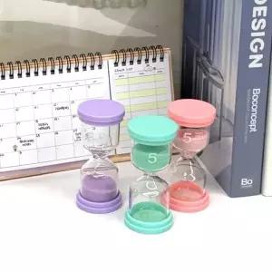 3분모래시계 마카롱 탁상 타이머 5분 모래시계