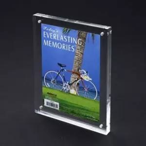 [콩심팥심]두꺼운 자석사진액자 5R 127x178아크릴액자 탁상액자 상패 책상액자