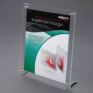 [콩심팥심]볼트형 탁상액자 A4아크릴액자 탁상액자 상패 책상액자 사진꽂이