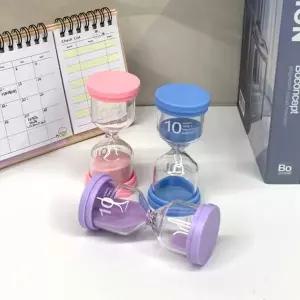 [콩심팥심]10분모래시계 마카롱 탁상 타이머 10분 모래시계