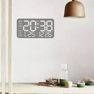 LED 디지털 벽걸이 탁상시계 5515 인테리어 날짜 요일 온도 알람