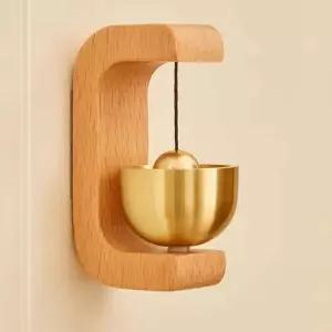 원목 도어벨 나무 문 종 우드 현관