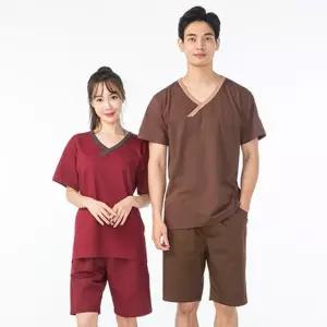 찜질복세트_119-127SET 스파복 사우나복 베스터 마사지복 [mE01FBF]