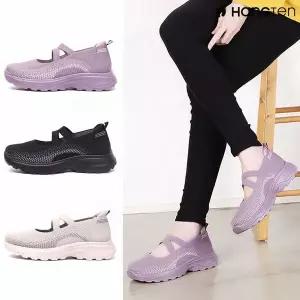 [NS홈쇼핑]행텐 HT-5617 여성용 밴딩 메리제인 슬립온 편한 운동화 스트랩 스니커즈 워킹화..